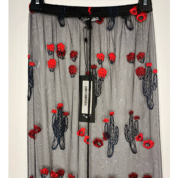 For Love and Lemons Desert Rose Maxi Skirt Women's Size Extra Small - Picture 6 of 11